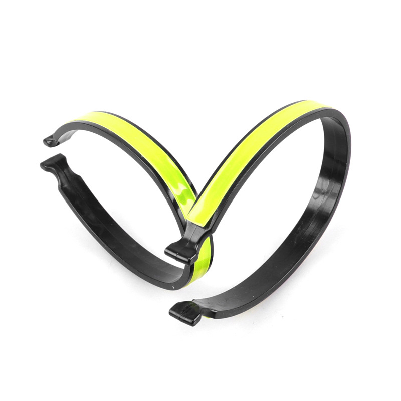 Ankle Brace - 2pcs Reflective Trousers Bands Clips Strap