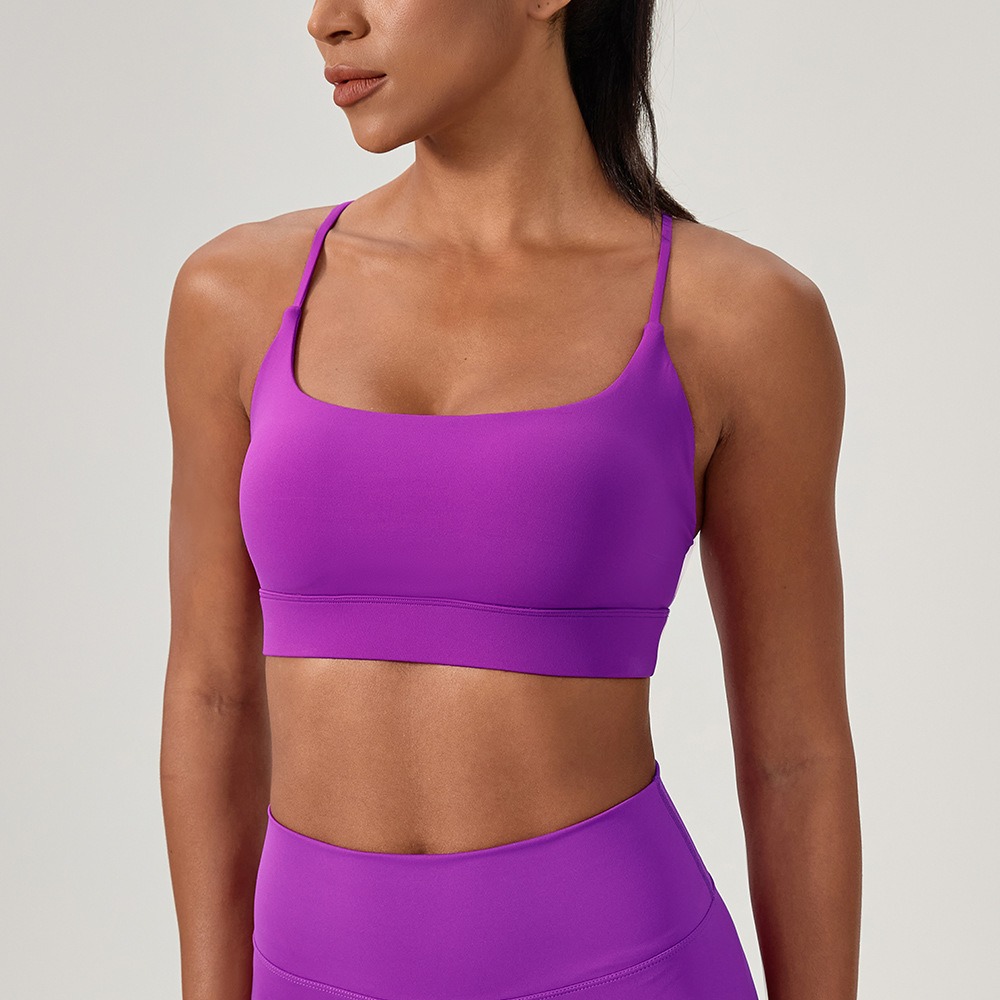 Running Belt - Women's Sexy Yoga Bra Cross Strap