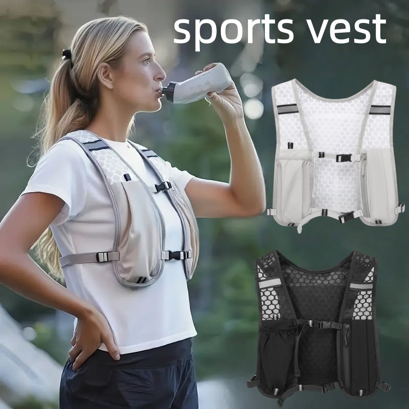 Hydration Vest - Unisex Running Vest Water-Resistant Breathable Backpack