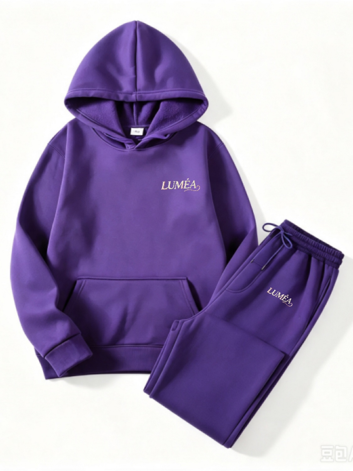 Joggers Pants - Trendy Women Hooded Tracksuit Printed Long