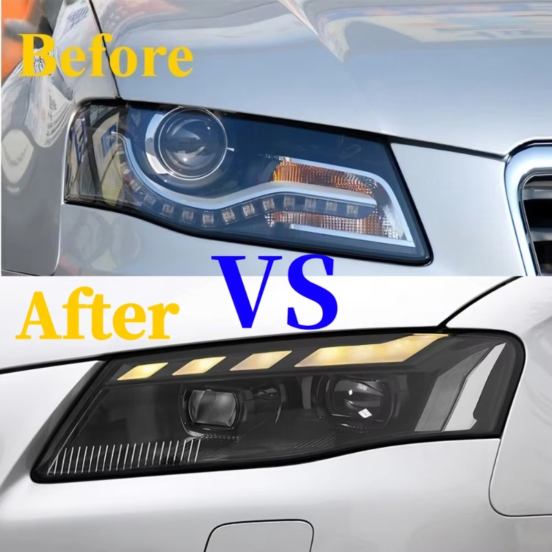 Running Headlamp - For Audi A4 B8 Headlight 2008-2012