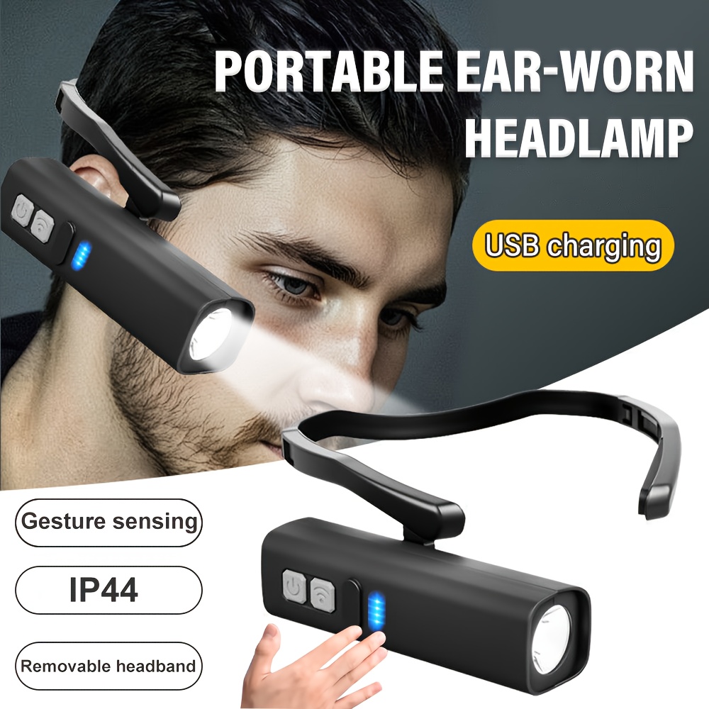 Running Headlamp - 2025 Ear Clip Headlamp– Bright LED