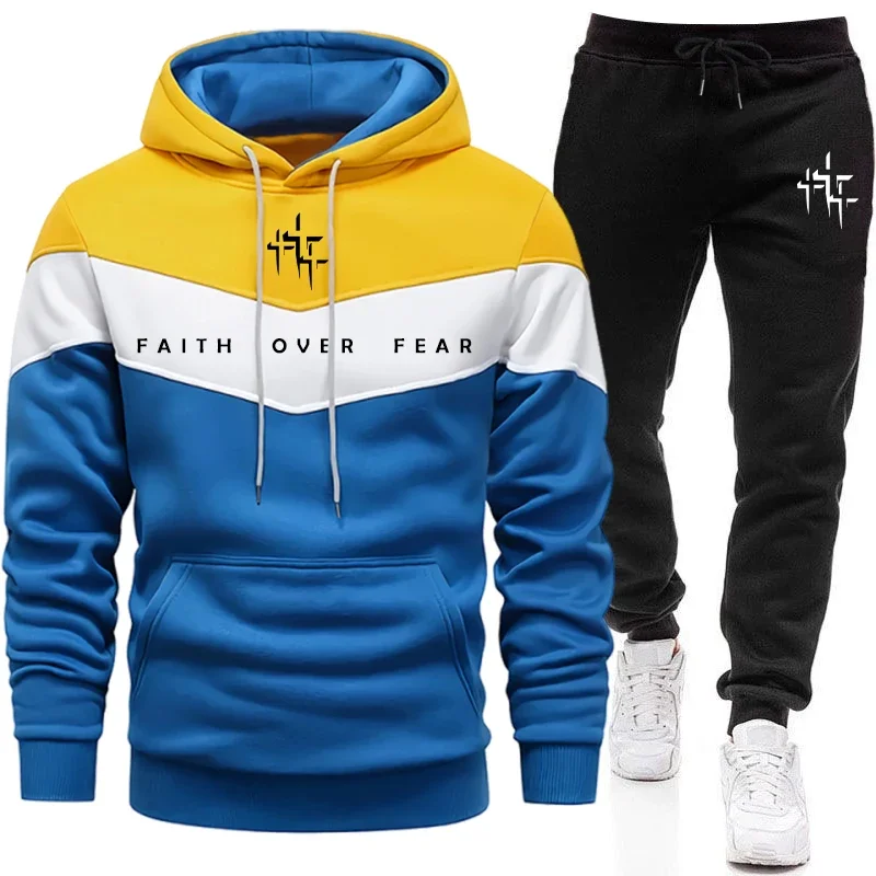 Faith Over Fear Men's Tracksui - đánh giá và giá Joggers Pants