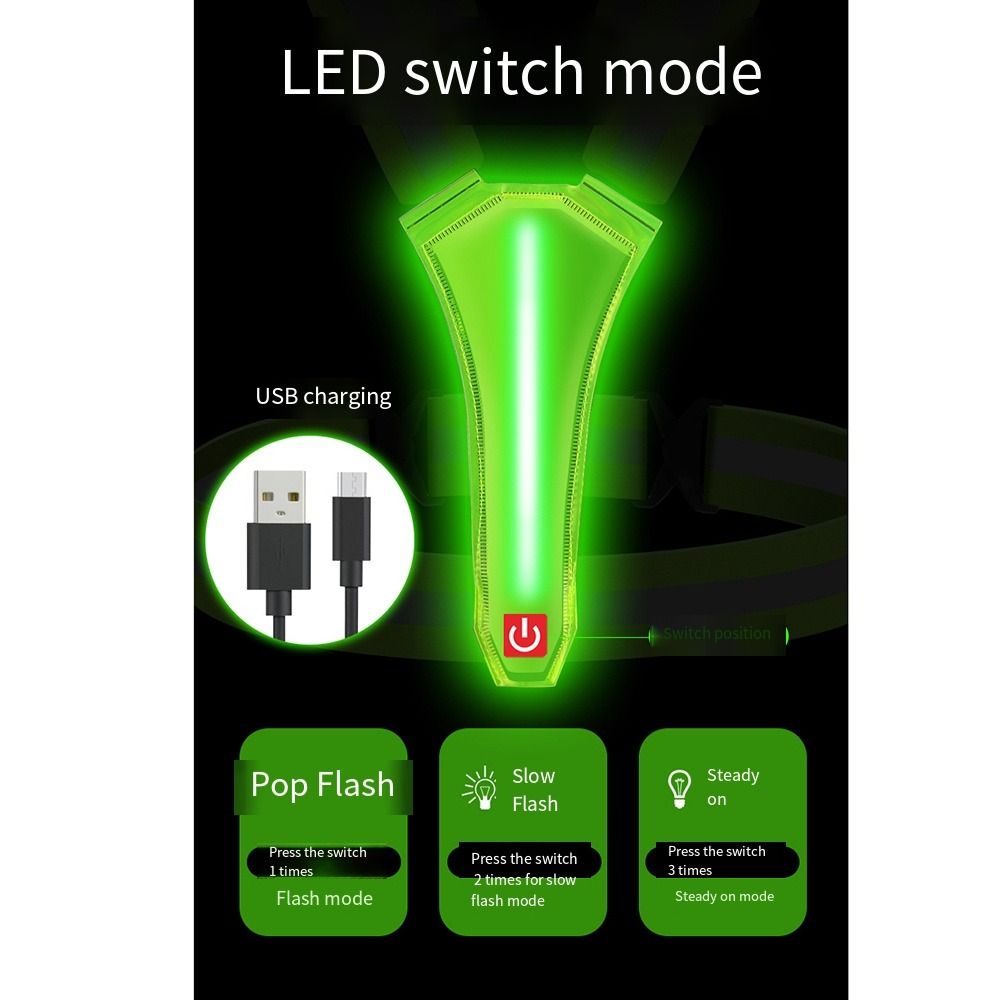 USB Rechargeable LED Reflectiv - đánh giá và giá Running Visibility Gear
