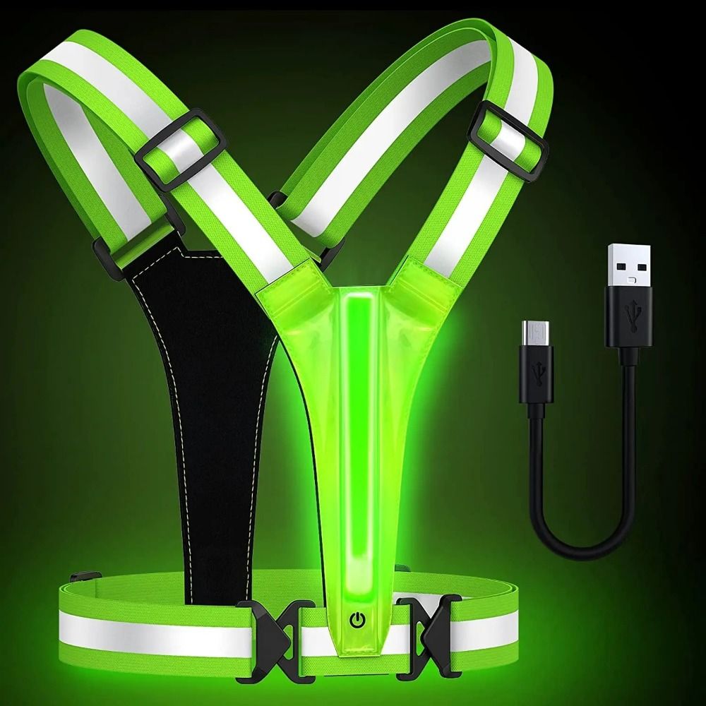 USB Rechargeable LED Reflectiv - đánh giá và giá Running Visibility Gear