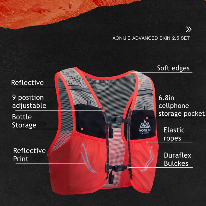 AONIJIE C932 Nhẹ Chạy Áo Nylon - đánh giá và giá Hydration Vest