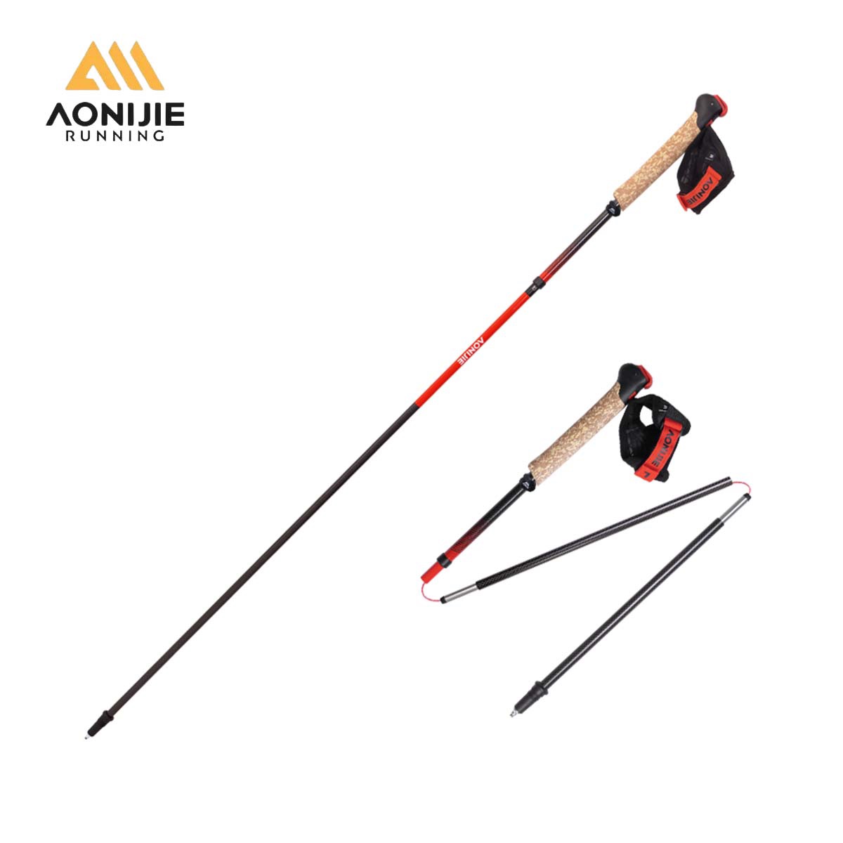 2 Pcs AONIJIE E4212 E4218 Fold - đánh giá và giá Trekking Pole Carbon