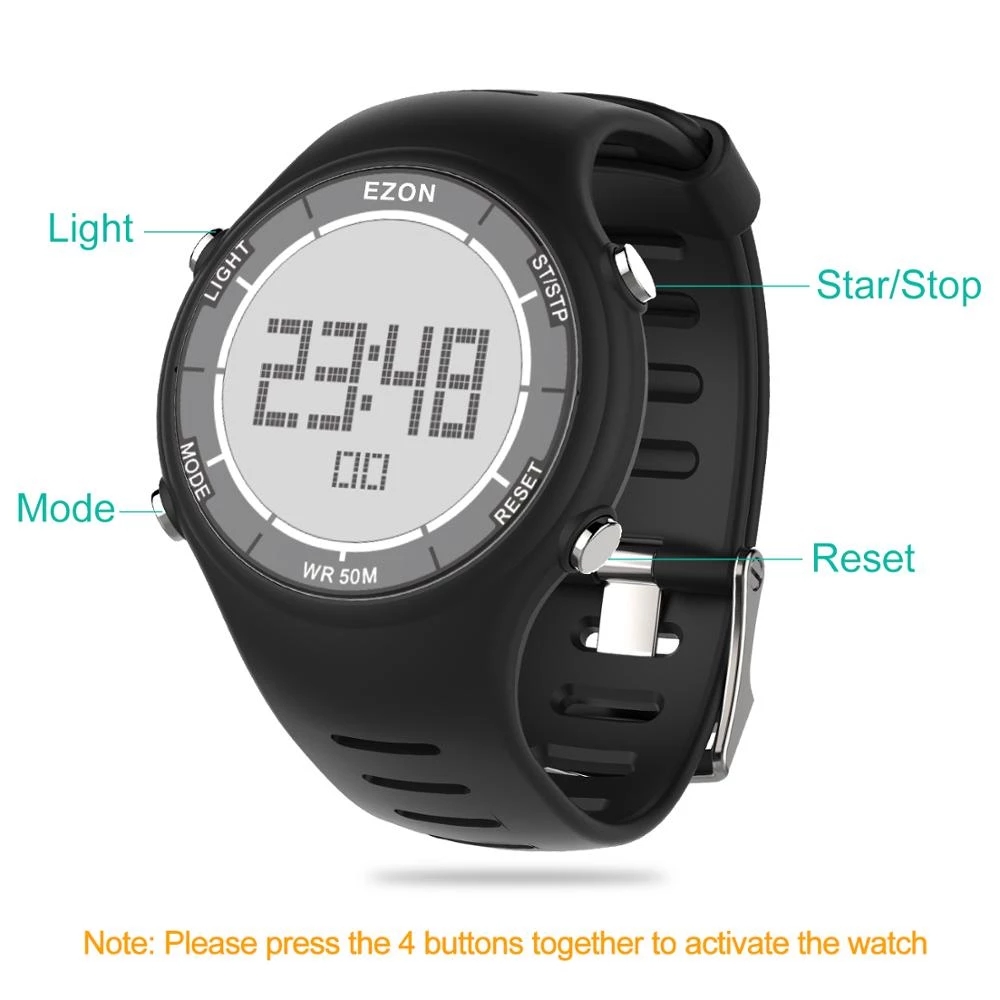 EZON Mới Thời Trang Phụ Nữ Kỹ  - đánh giá và giá Running Watch