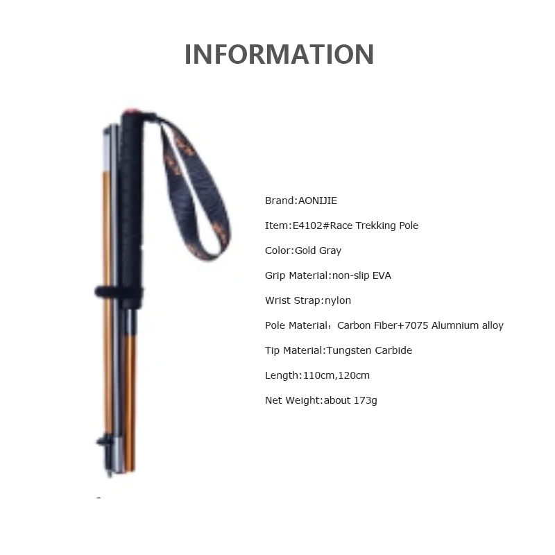 AONIJIE E4201 M-Cực Gấp Gọn Si - đánh giá và giá Trekking Pole Carbon