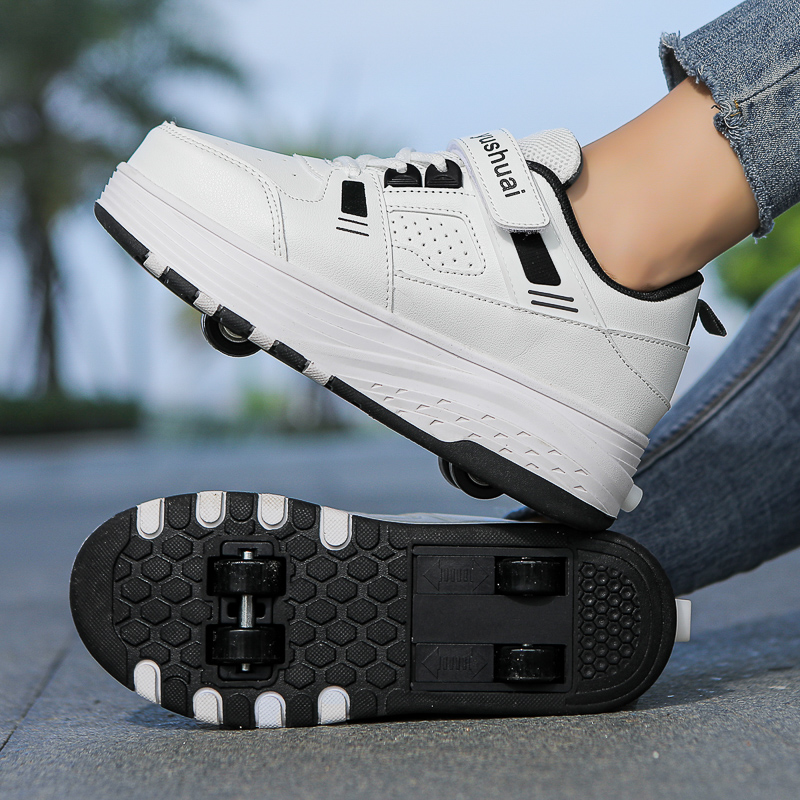 Kids 4‑Wheel Retractable Rolle - đánh giá và giá Running Shoes Men