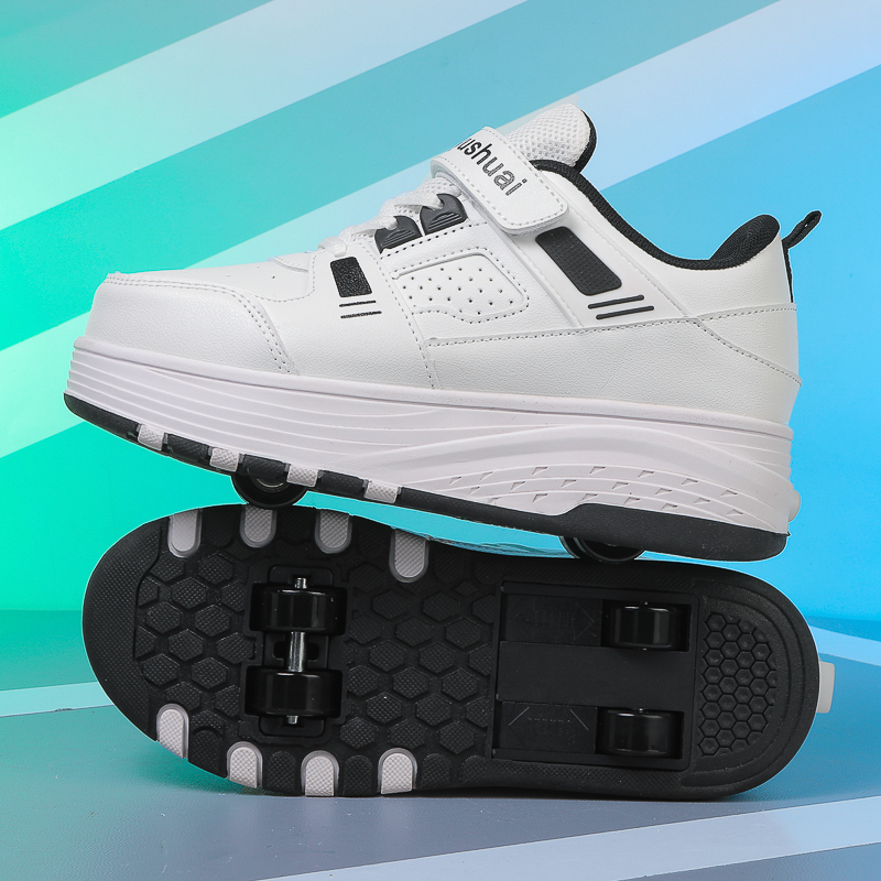 Kids 4‑Wheel Retractable Rolle - đánh giá và giá Running Shoes Men