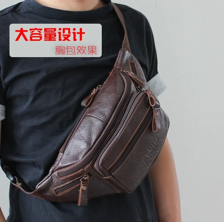 Genuine Cowhide Leather Waist  - đánh giá và giá Running Belt