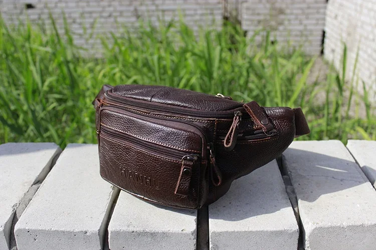 Genuine Cowhide Leather Waist  - đánh giá và giá Running Belt