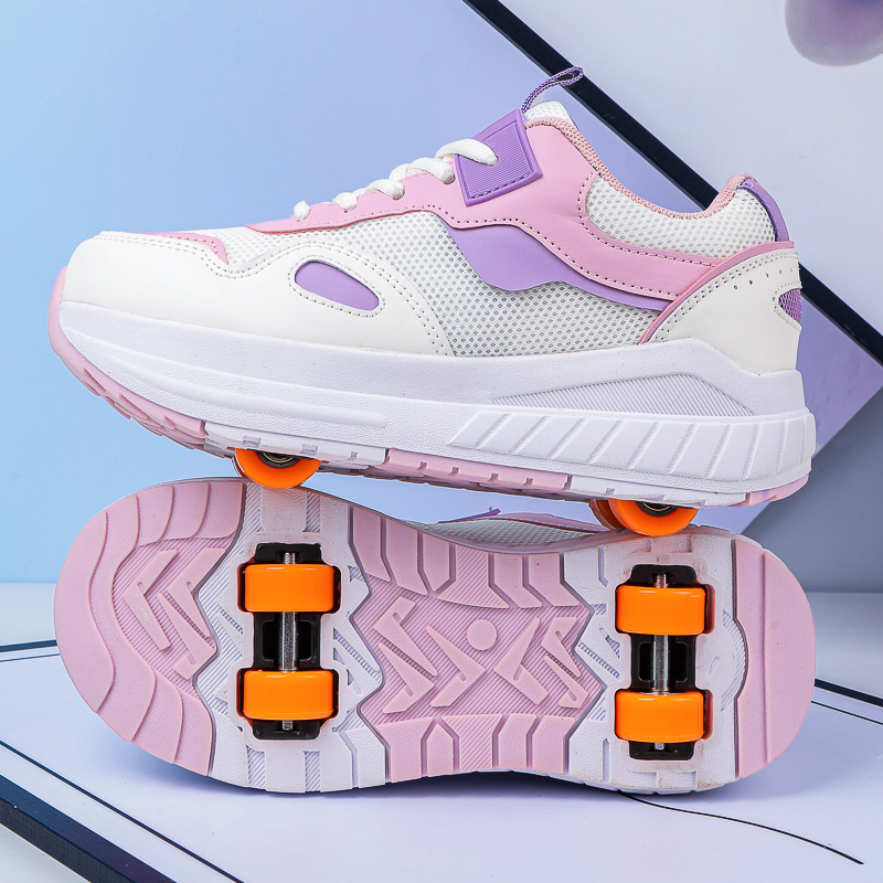 Kids Roller Skates 4 Wheels De - đánh giá và giá Running Shoes Women