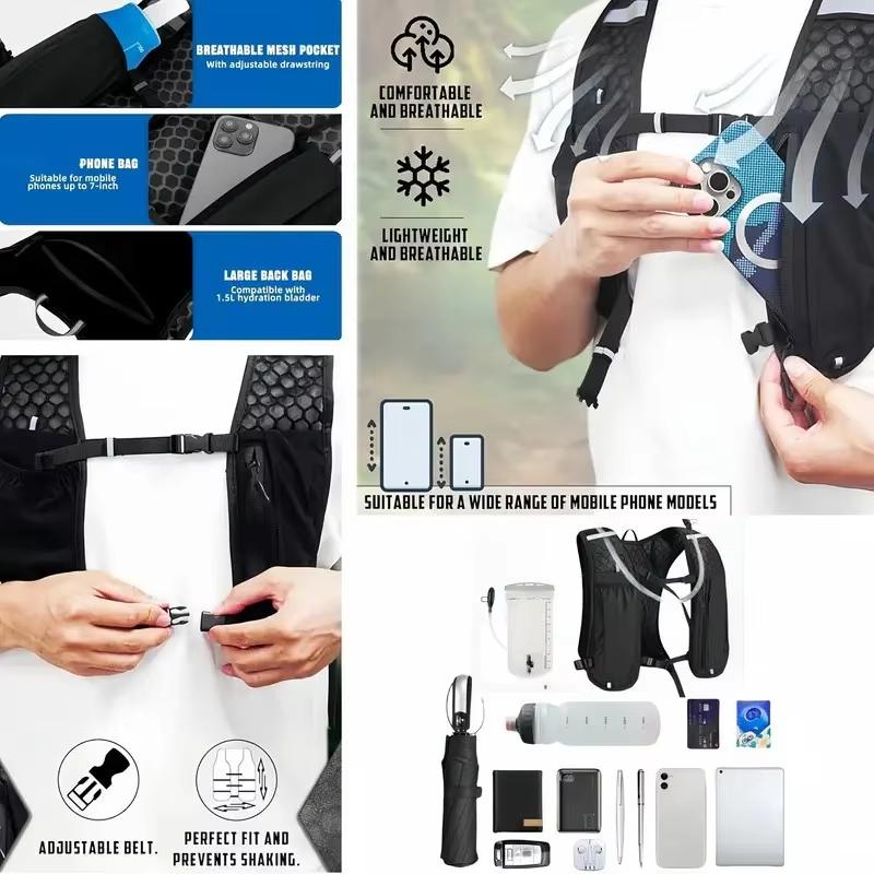 Running Vest with Water Bottle - đánh giá và giá Hydration Vest