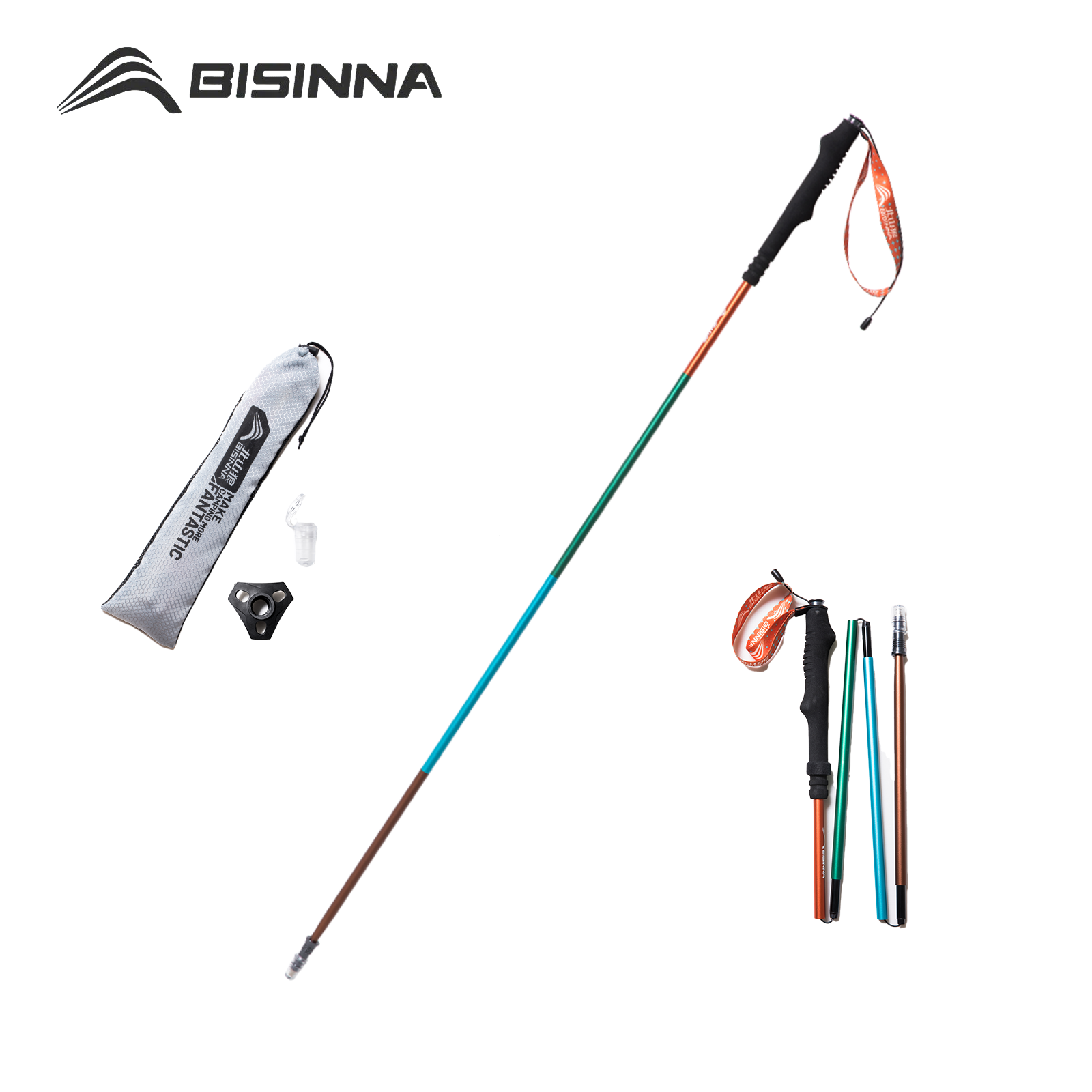 BISINNA 2pcs Trekking Poles Ul - đánh giá và giá Trekking Pole Carbon