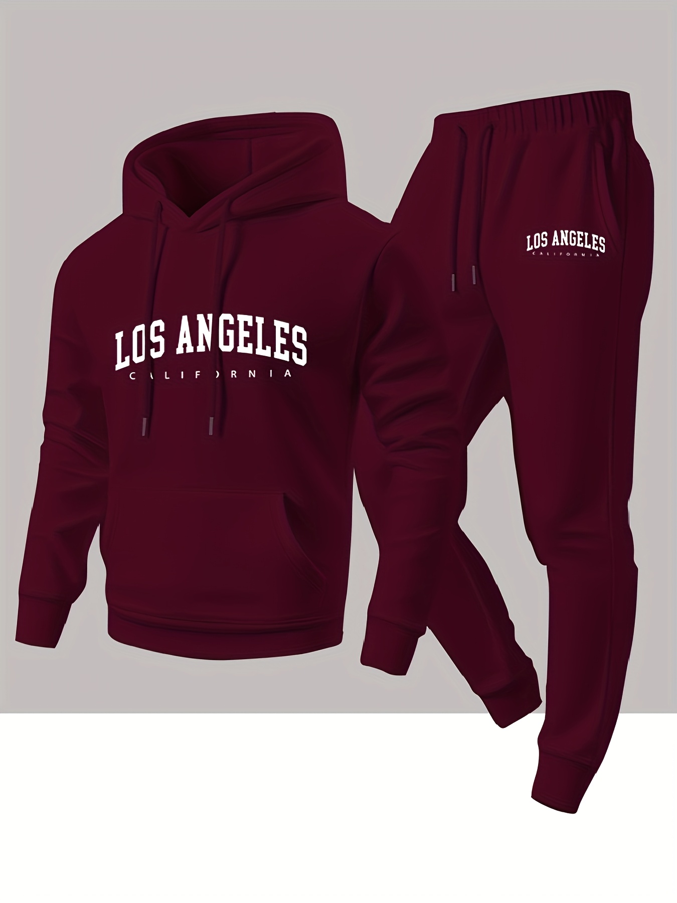 Men 2 Piece Tracksuit Los Ange - đánh giá và giá Joggers Pants