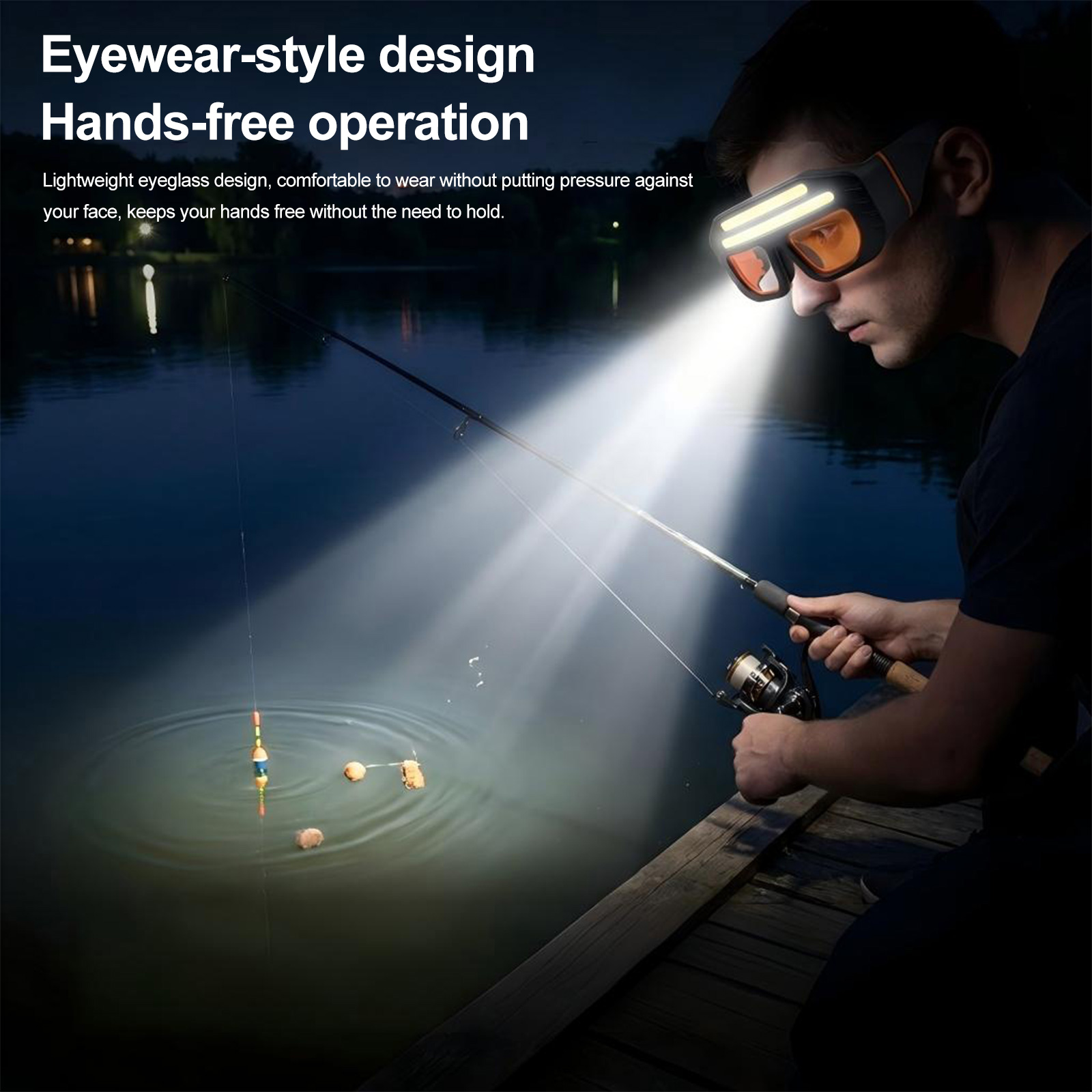 LED COB Double Light Source Pr - đánh giá và giá Running Headlamp
