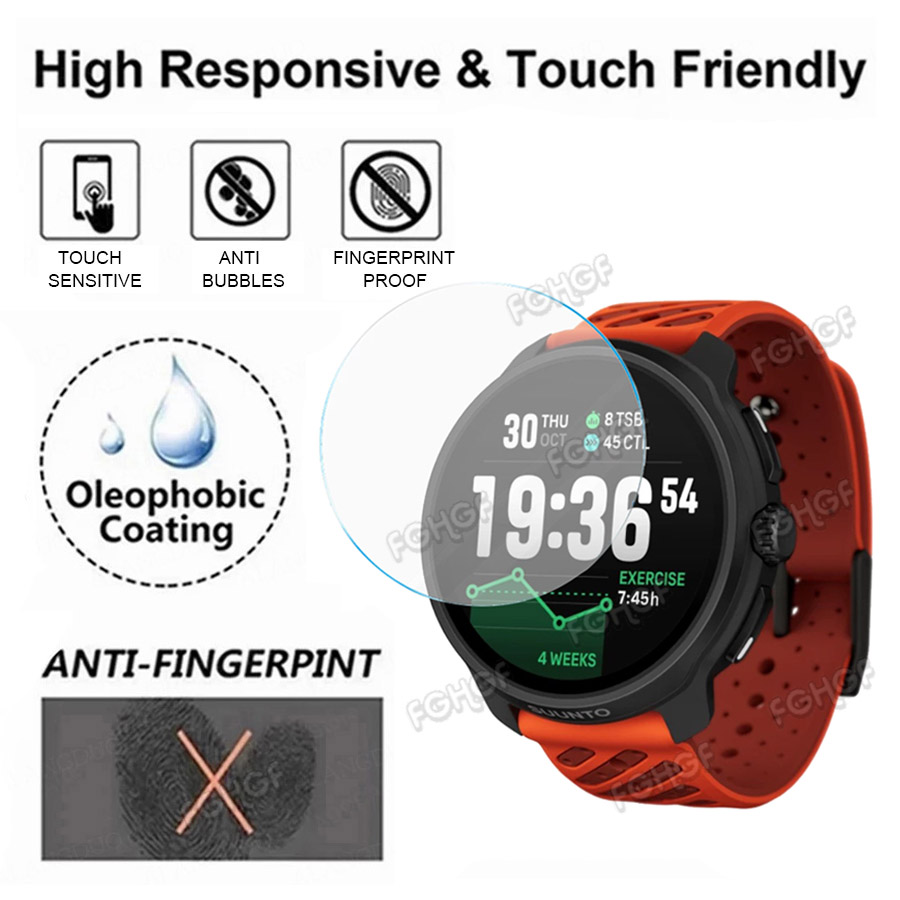 Tempered Glass Protective Film - đánh giá và giá Running Watch