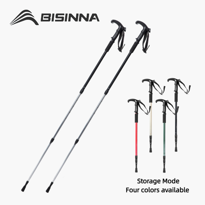 BISINNA 2PCS T Handle Walking  - đánh giá và giá Trekking Pole Carbon