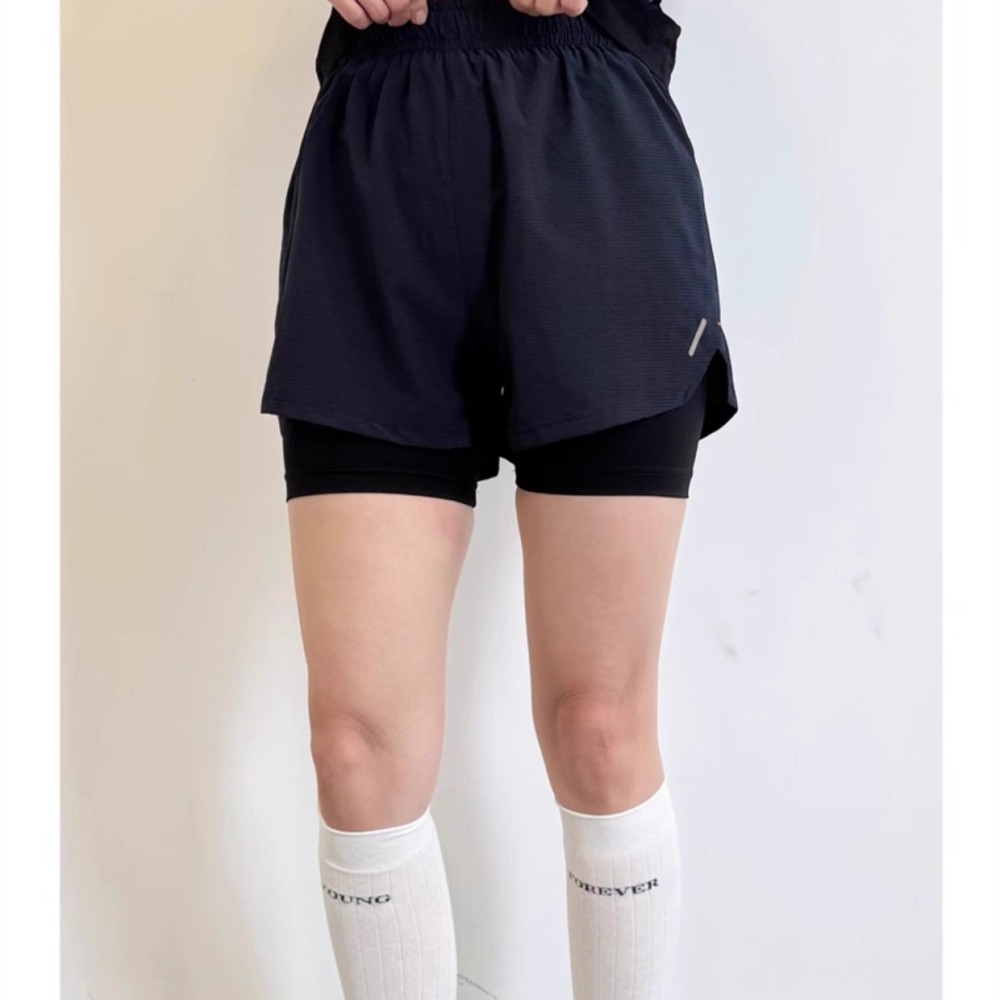 Women 2 In 1 Fitness Shorts Hi - đánh giá và giá Running Gear Junior