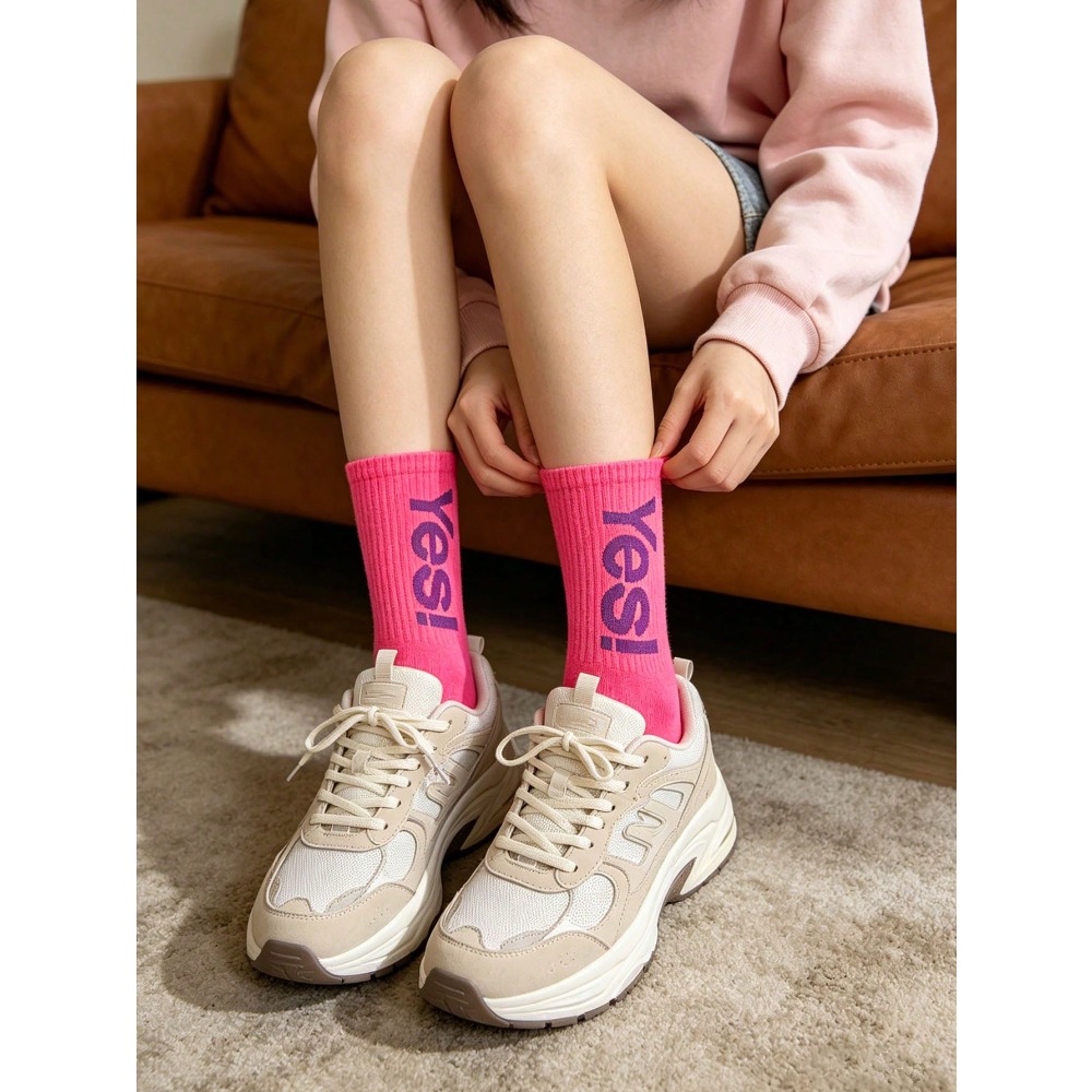 1/4 Pair Fluorescent Letter Pa - đánh giá và giá Sports Socks
