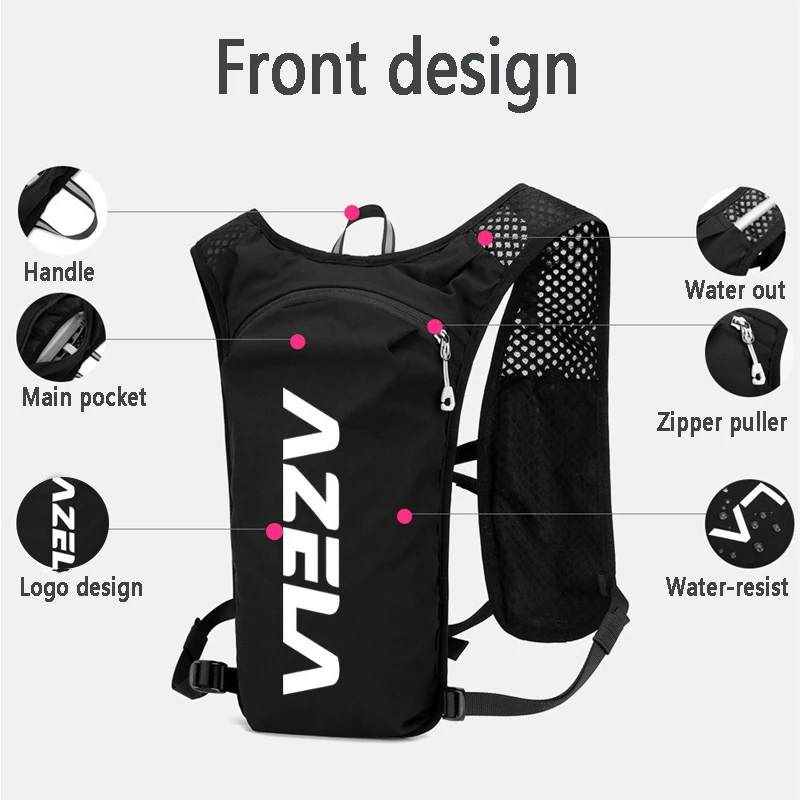 5L Running Hydration Vest Back - đánh giá và giá Hydration Vest