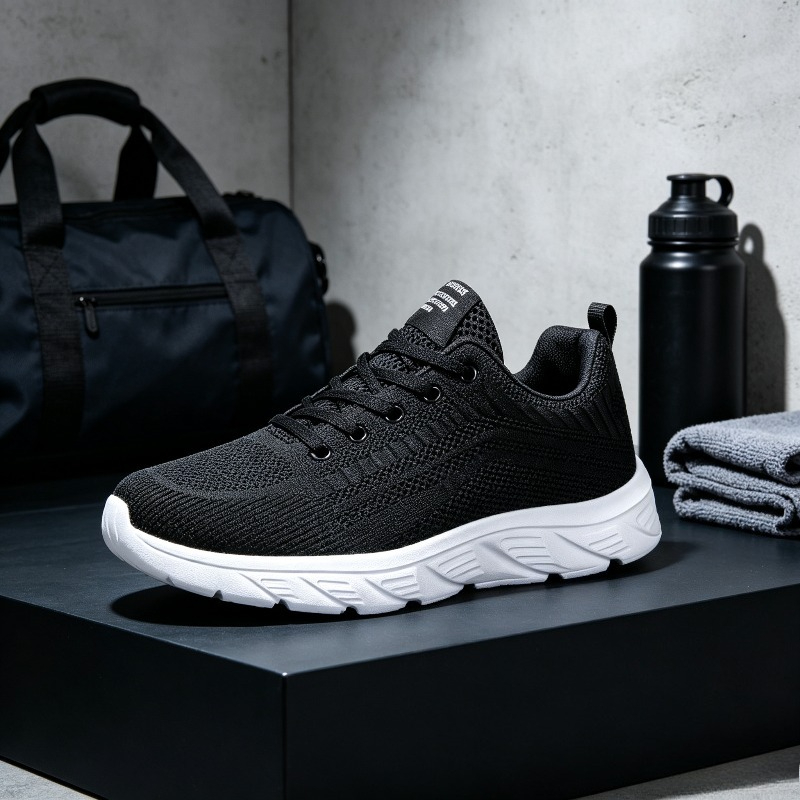 Men Breathable Knit Sneakers W - đánh giá và giá Running Shoes Men